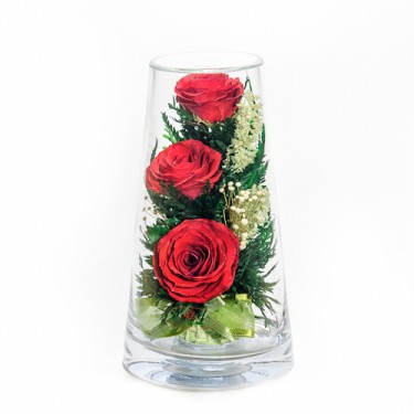 FIORA Арт: 40511 (TuCh-R) цветы в стекле